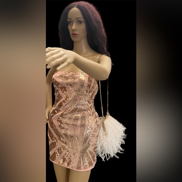 RARE Kate Spade Belle Elliana feather clutch - Picture 12 of 14